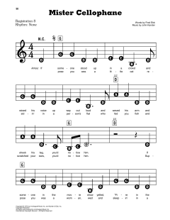 Mister Cellophane von Fred Ebb (Download) 