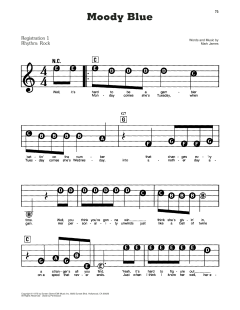 Moody Blue von Elvis Presley (Download) 