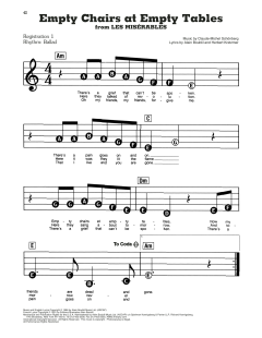 Empty Chairs At Empty Tables von Alain Boublil (Download) 