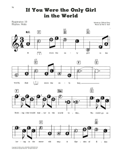 If You Were The Only Girl In The World von Clifford Grey (Download) 