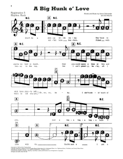 A Big Hunk O' Love von Elvis Presley (Download) 