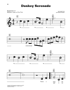 Donkey Serenade von Rudolf Friml (Download) 