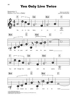 You Only Live Twice von John Barry (Download) 