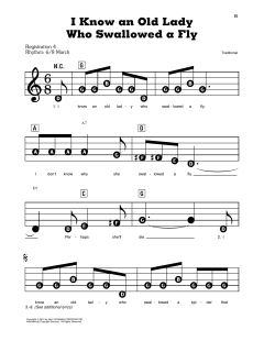 I Know An Old Lady Who Swallowed A Fly (Download) 