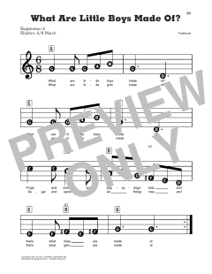 What Are Little Boys Made Of? (Download) 