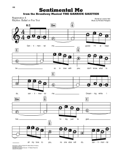 Sentimental Me von Lorenz Hart (Download) 