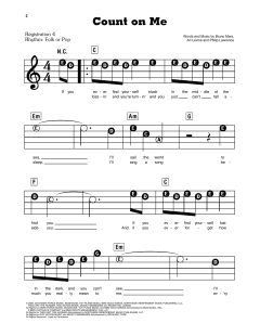 Count On Me von Bruno Mars (Download) 