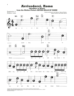 Arrivederci Roma (Goodbye To Rome) von Carl Sigman (Download) 