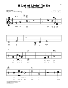 A Lot Of Livin' To Do von Lee Adams (Download) 