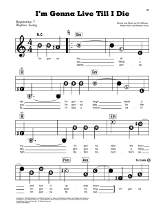 I'm Gonna Live Till I Die von Dean Martin (Download) 