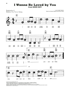 I Wanna Be Loved By You von Harry Ruby (Download) 