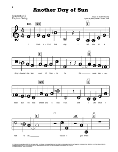 Another Day Of Sun von Benj Pasek (Download) 