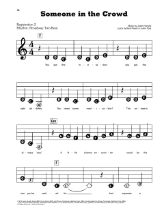 Someone In The Crowd von Benj Pasek (Download) 