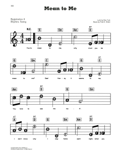 Mean To Me von Roy Turk (Download) 