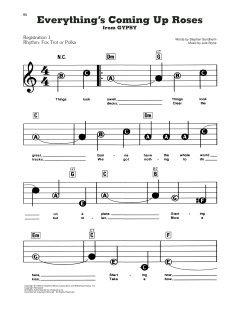 Everything's Coming Up Roses von Stephen Sondheim (Download) 