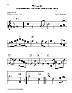 March In D Major (Download) 