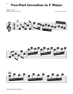 Two-Part Invention In F Major (Download) 
