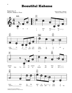 Beautiful Kahana von Mary J. Montano (Download) 