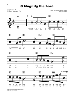 O Magnify The Lord von Melodie Tunney (Download) 