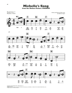 Michelle's Song von Elton John (Download) 