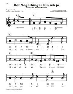 Der Vogelfanger Bin Ich Ja von Wolfgang Amadeus Mozart (Download) 