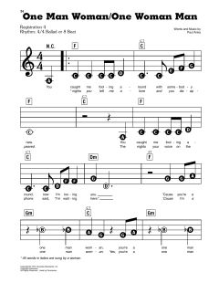 One Man Woman/One Woman Man von Paul Anka (Download) 