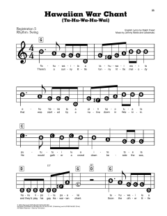 Hawaiian War Chant (Ta-Hu-Wa-Hu-Wai) von Ralph Freed (Download) 