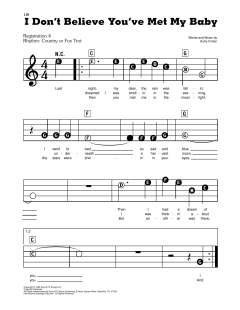 I Don't Believe You've Met My Baby von The Louvin Brothers (Download) 