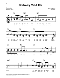 Nobody Told Me von John Lennon (Download) 