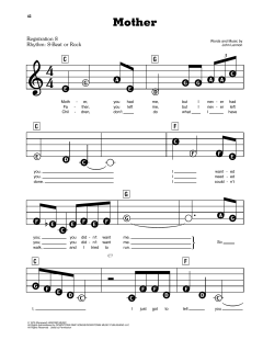 Mother von John Lennon (Download) 