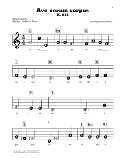 Ave Verum (Jesu, Word Of God Incarnate) (Download) 