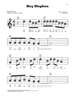 Hey Stephen von Taylor Swift (Download) 