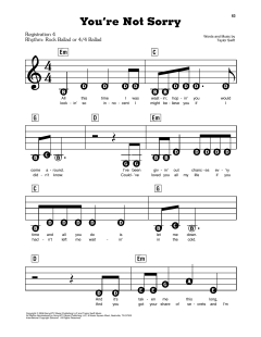 You're Not Sorry von Taylor Swift (Download) 