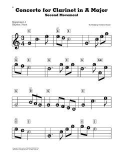 Clarinet Concerto, K. 622, 2nd Mvt. (Download) 