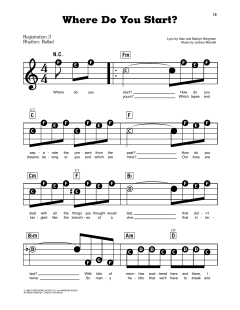 Where Do You Start? von Barbra Streisand (Download) 