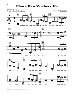 I Love How You Love Me von Barry Mann (Download) 