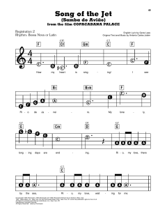 Song Of The Jet (Samba do Avião) von Gene Lees (Download) 