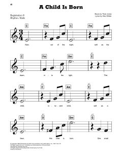 A Child Is Born von Thad Jones (Download) 