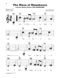 The Moon Of Manakoora von Alfred Newman (Download) 