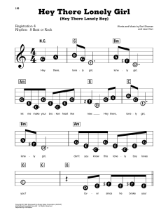 Hey There Lonely Girl (Hey There Lonely Boy) von Eddie Holman (Download) 