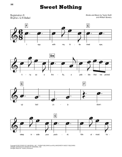 Sweet Nothing von Taylor Swift (Download) 