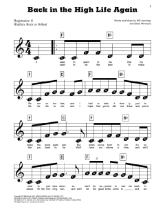 Back In The High Life Again von Will Jennings (Download) 