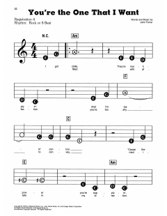 You're The One That I Want von John Farrar (Download) 