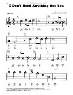 I Don't Need Anything But You von Martin Charnin (Download) 