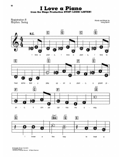 I Love A Piano (Download) 