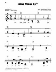 Blue Clear Sky von Bob DiPiero (Download) 