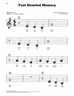 Fool Hearted Memory von Byron Hill (Download) 