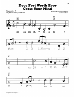 Does Fort Worth Ever Cross Your Mind von Sanger D. Shafer (Download) 