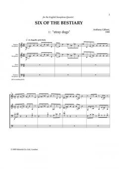 Six of the Bestiary von Anthony Gilbert 