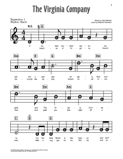 The Virginia Company von Alan Menken (Download) 